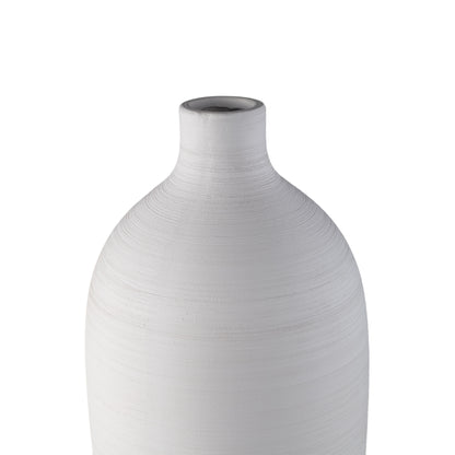 Wazon butelkowy Cavinn Keramika Biały Ø24cm x H70cm PTMD
