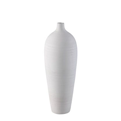 Wazon butelkowy Cavinn Keramika Biały Ø18cm x H49cm PTMD