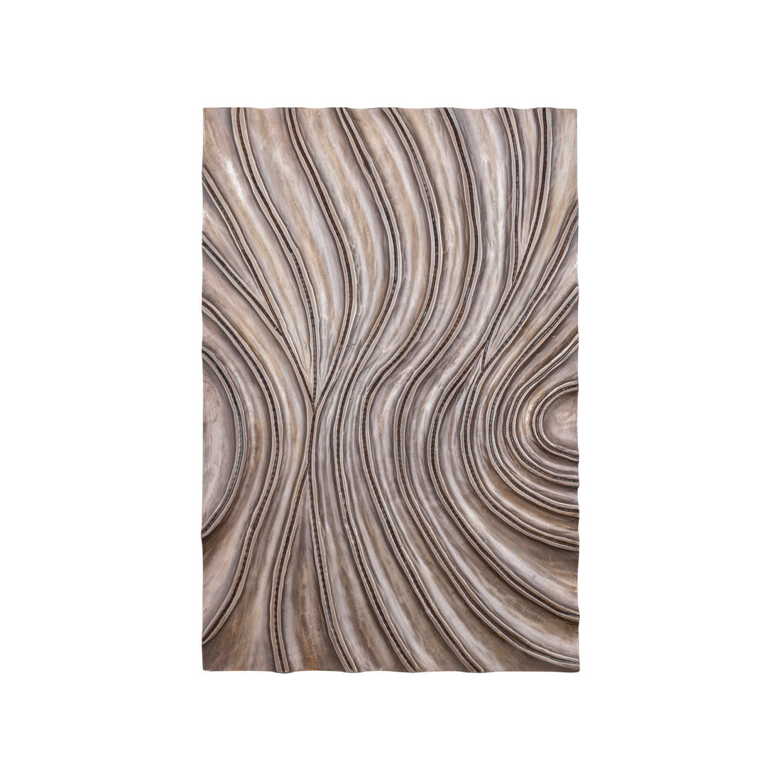 Reddie Wavvy Brązowy Lśniący Panel ścienny Mały 60x90cm PTMD