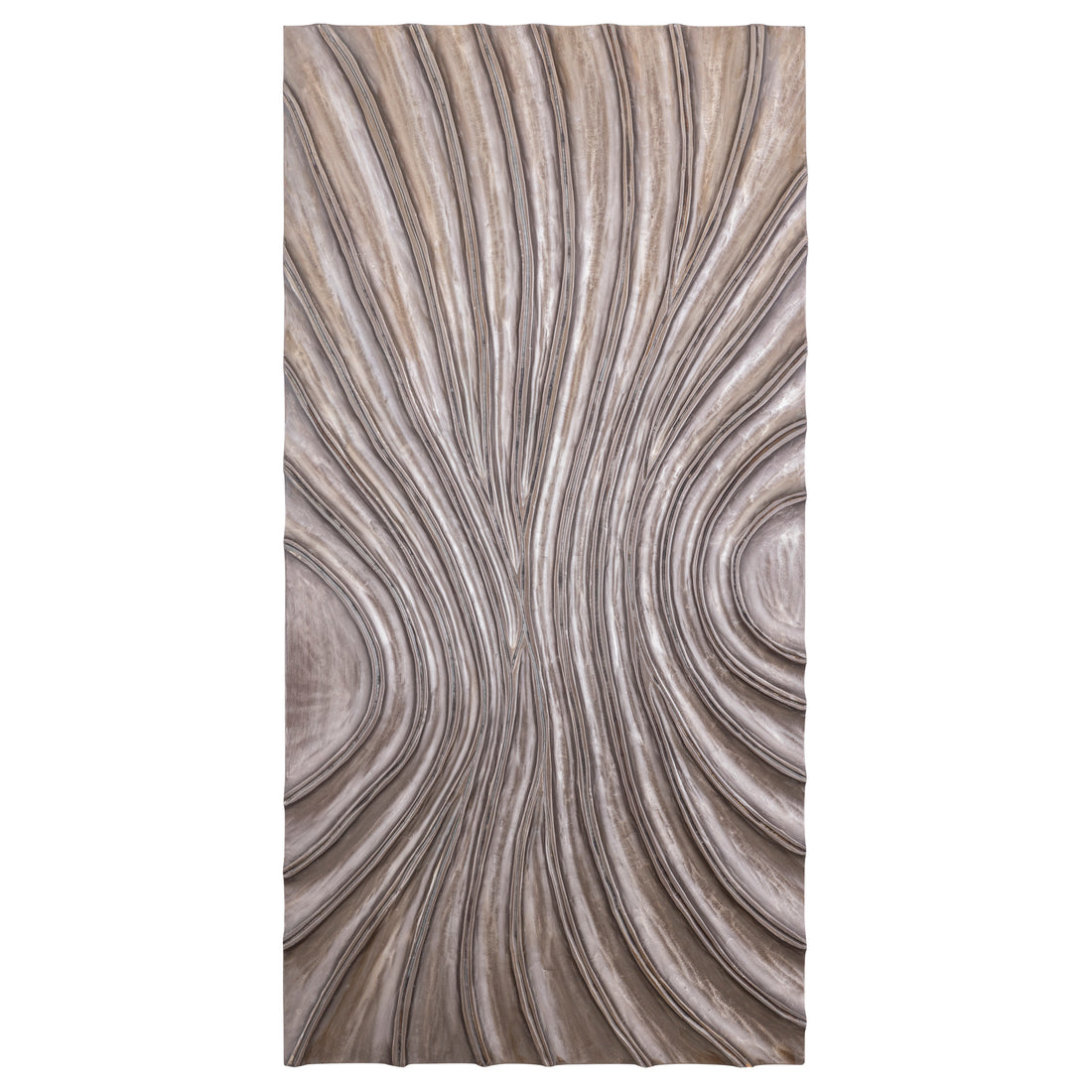 Reddie Wavvy Brązowy Lśniący Panel Ścienny Large 80x160cm PTMD