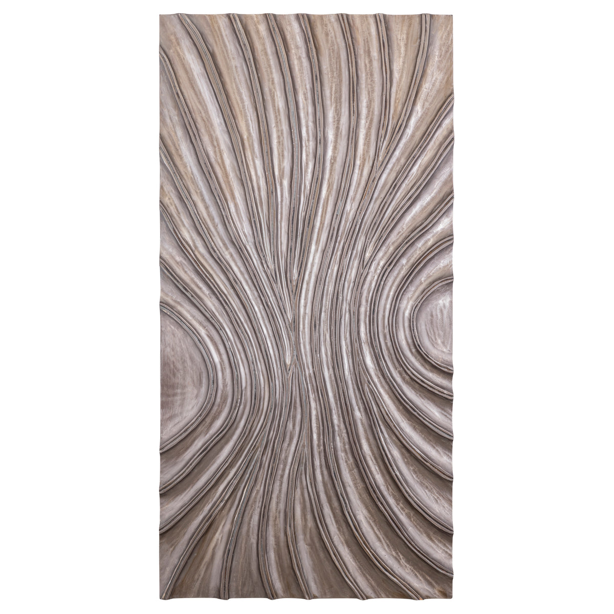 Reddie Wavvy Brązowy Lśniący Panel Ścienny Large 80x160cm PTMD