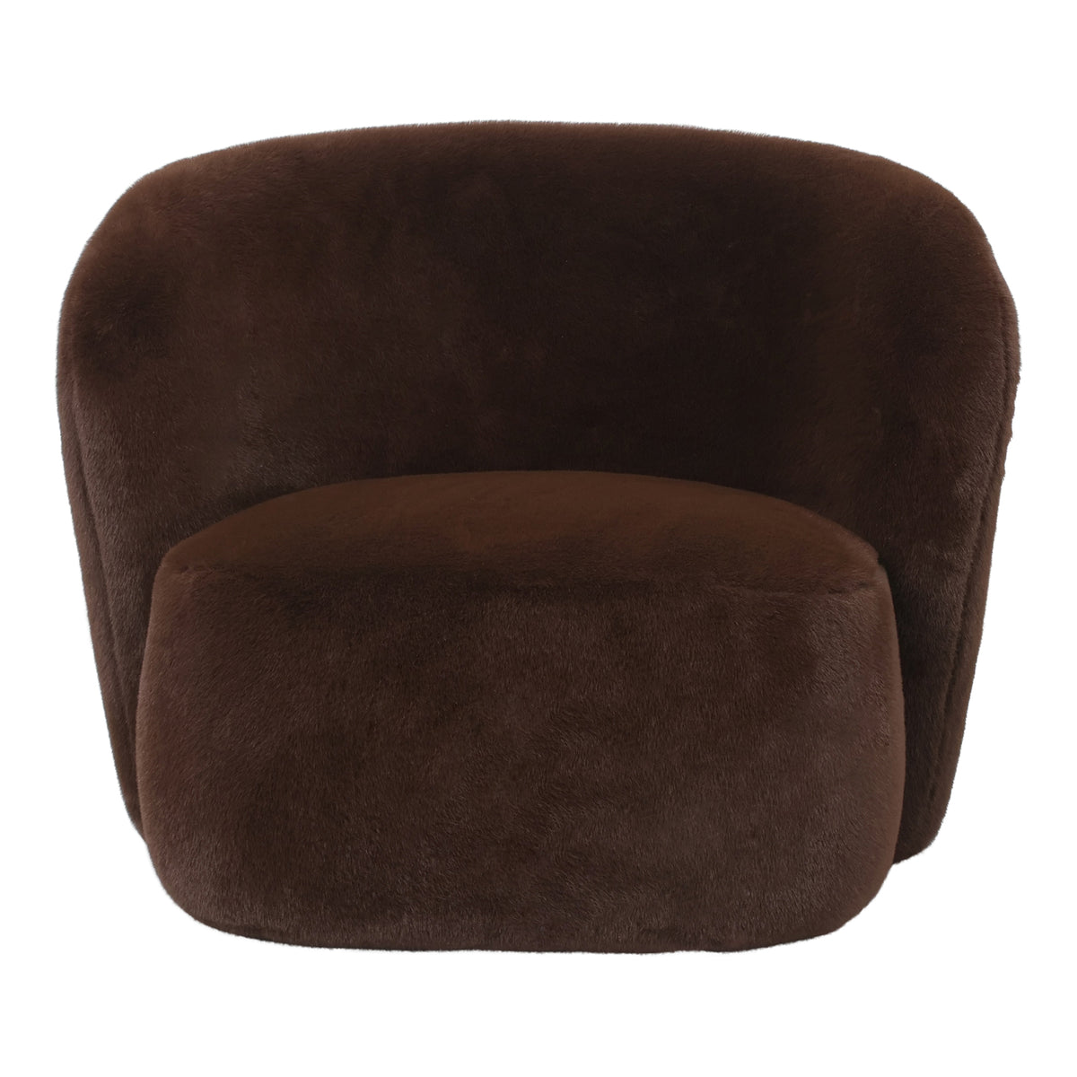 Fotel Aphrodite Dark Brown Fur PTMD