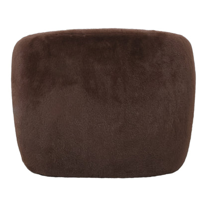 Fotel Aphrodite Dark Brown Fur PTMD