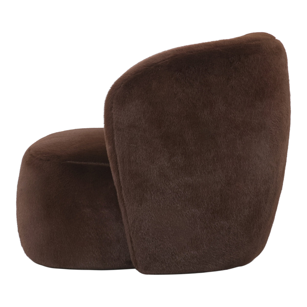 Fotel Aphrodite Dark Brown Fur PTMD