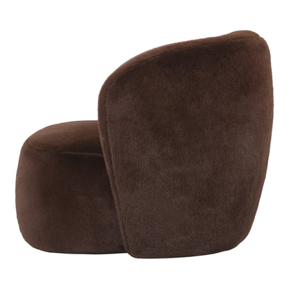 Fotel Aphrodite Dark Brown Fur PTMD