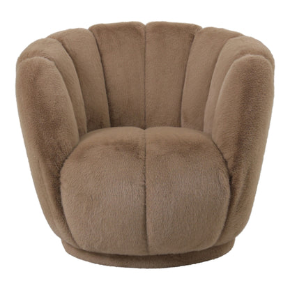 Fotel Furia Mocca Fur PTMD