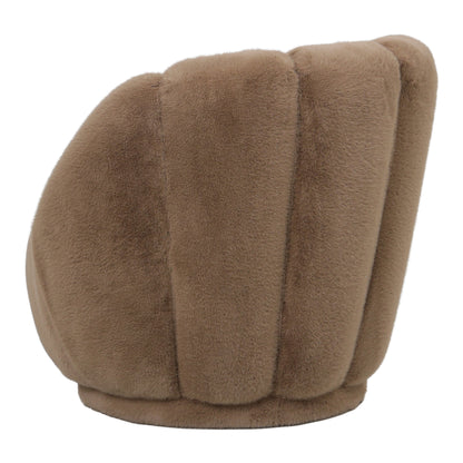 Fotel Furia Mocca Fur PTMD