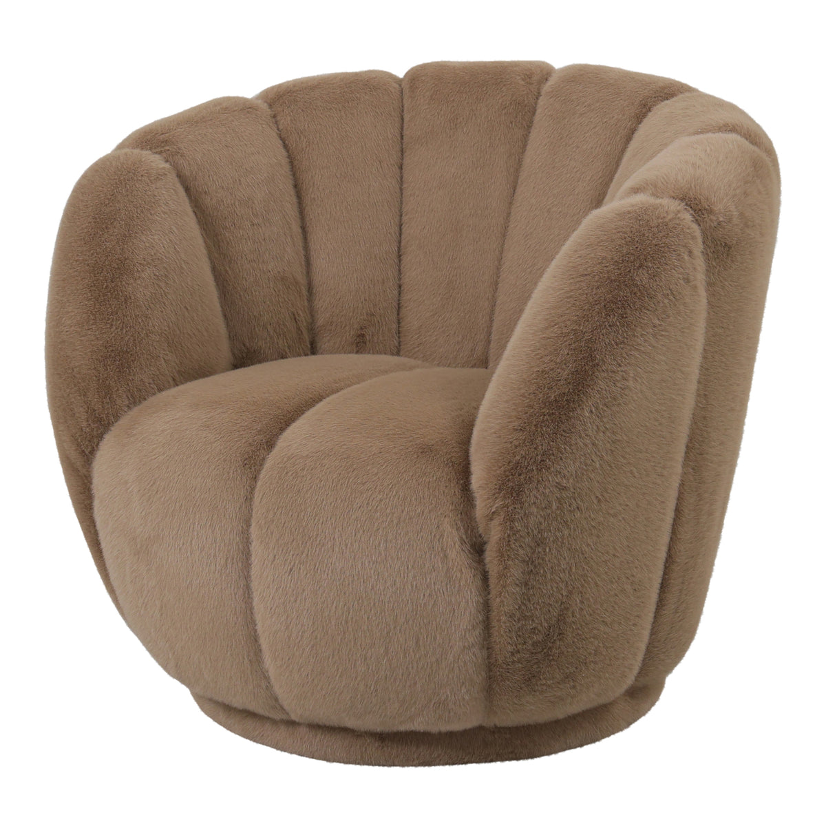 Fotel Furia Mocca Fur PTMD