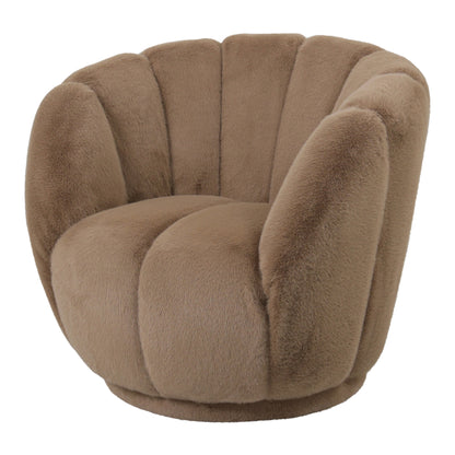 Fotel Furia Mocca Fur PTMD