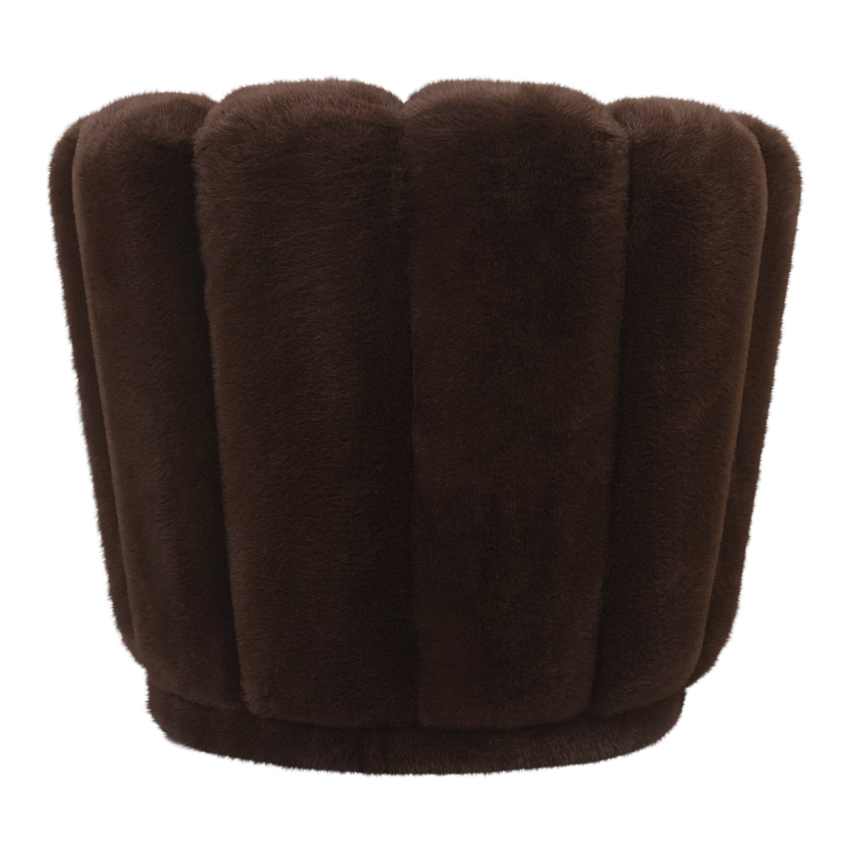 Fotel Furia Dark Brown Fur PTMD