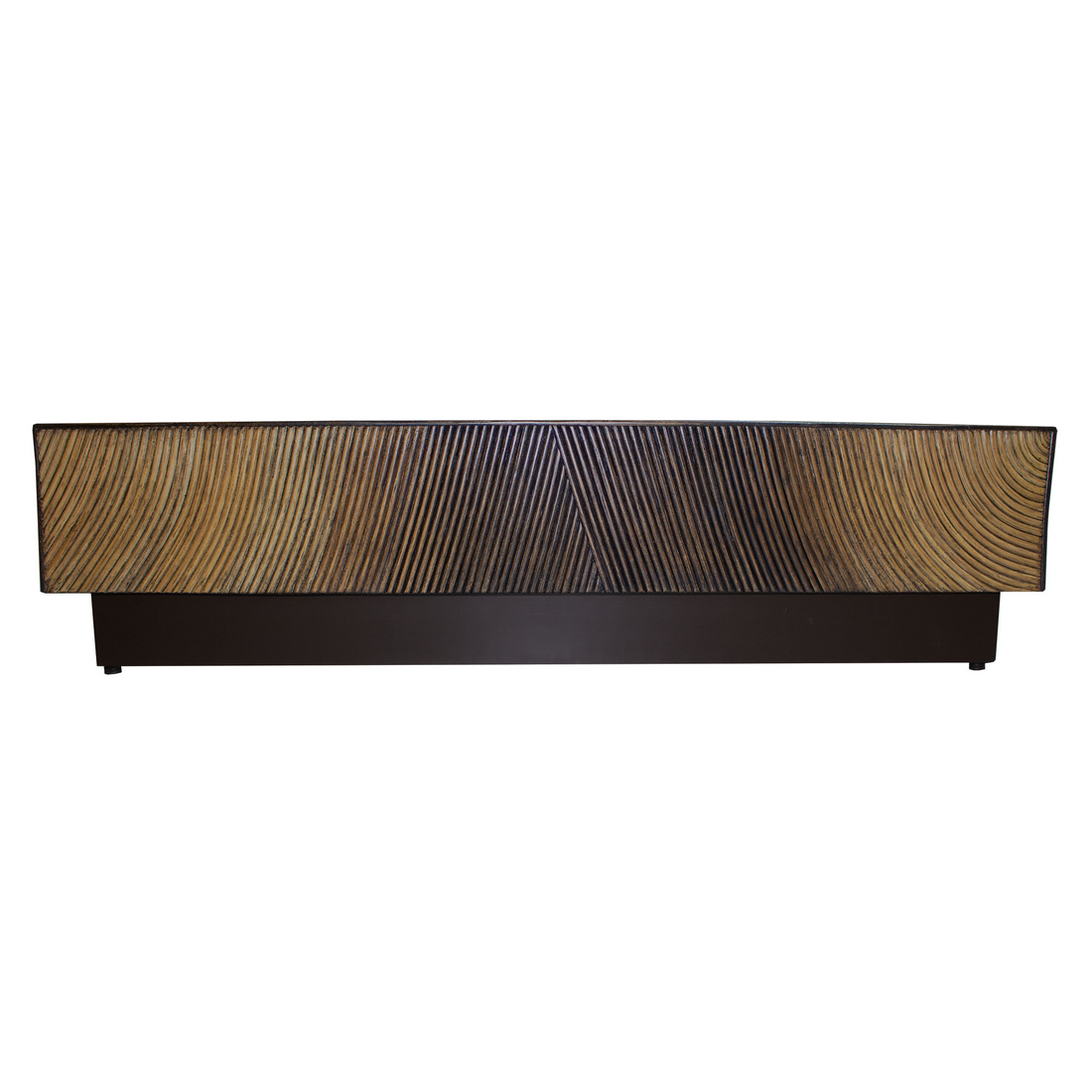 PTMD Casablanca Brązowy stolik kawowy Kwadratowy 120x120cm