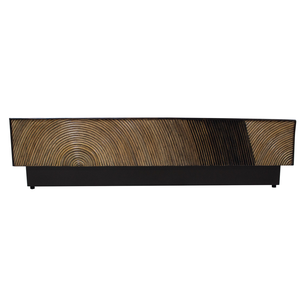 PTMD Casablanca Brązowy stolik kawowy Kwadratowy 120x120cm