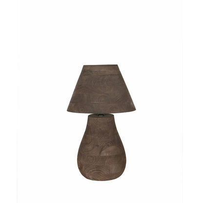 Lampa stołowa Peake Brązowe drewno mango Mała PTMD