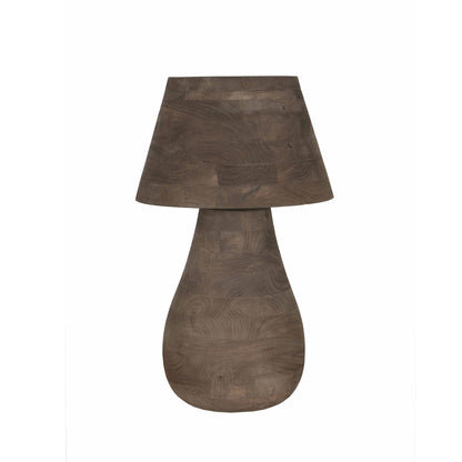 Lampa stołowa Peake Brązowe drewno mango Large PTMD