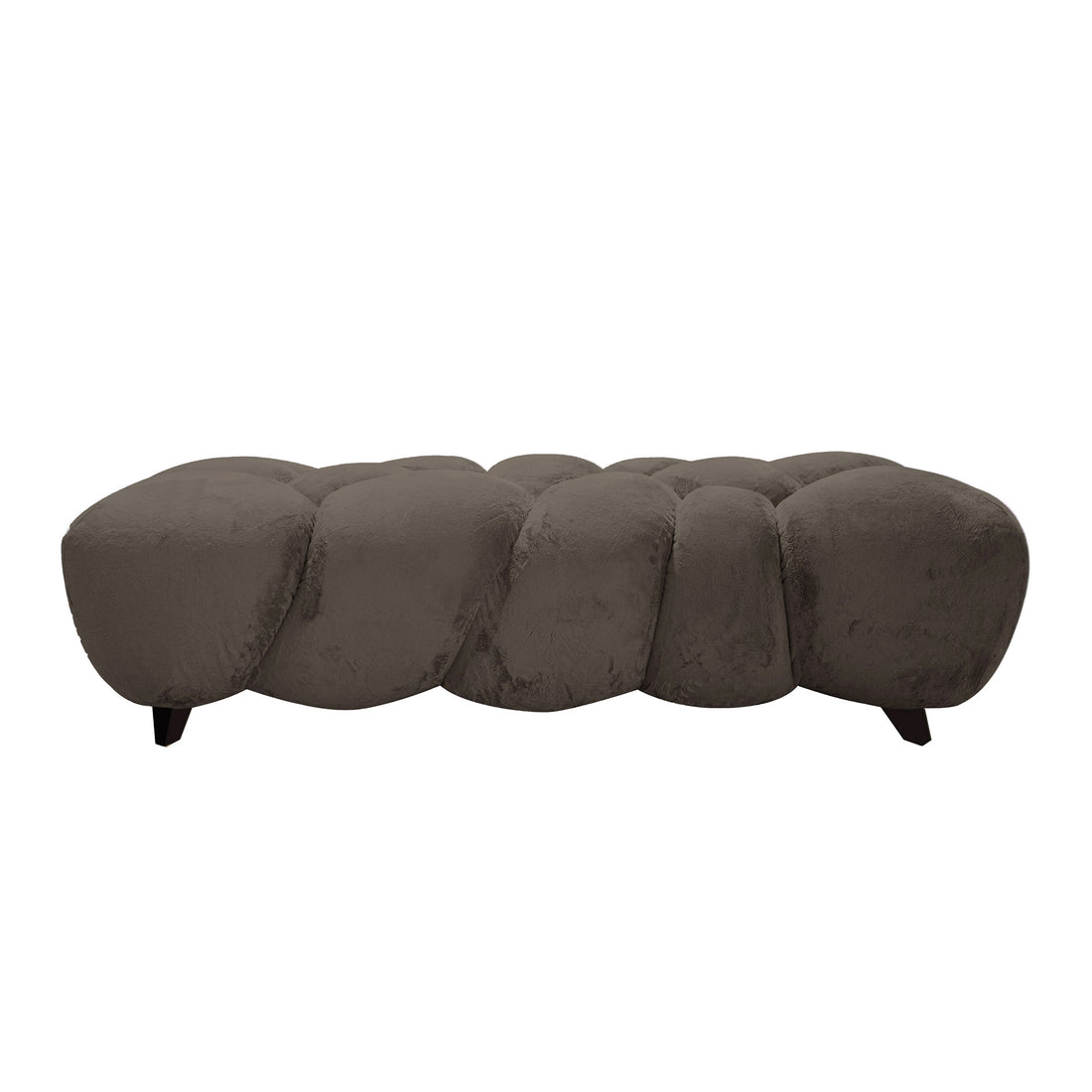 Ławka Nubibus Dark Taupe 160.0 x 60.0 x 41.0 cm PTMD