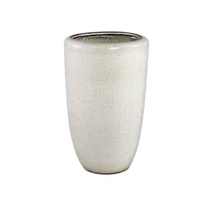 Kyleigh Beżowa Okrągła Doniczka Ceramiczna Gładka Wysoka L 35x58 cm PTMD
