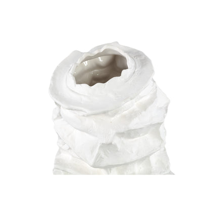 Aharon Wazon ceramiczny biały nieregularny wąski L 24x23x51cm PTMD