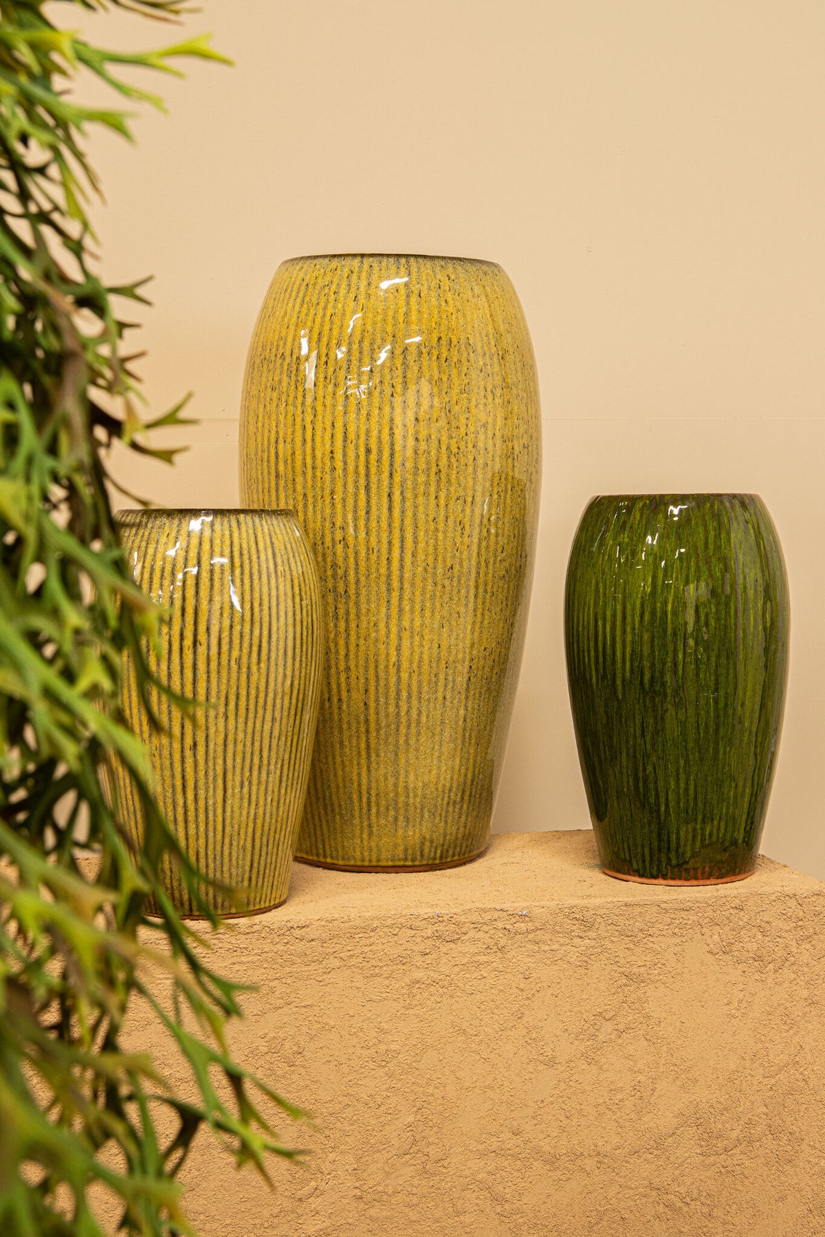 Doniczka Tamica Ciemnobrązowa Doniczka Ceramiczna Large PTMD