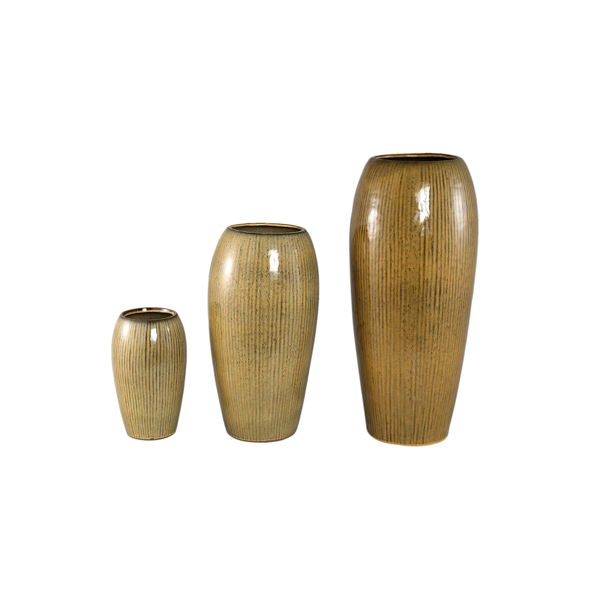 Doniczka Tamica Ciemnobrązowa Doniczka Ceramiczna Large PTMD