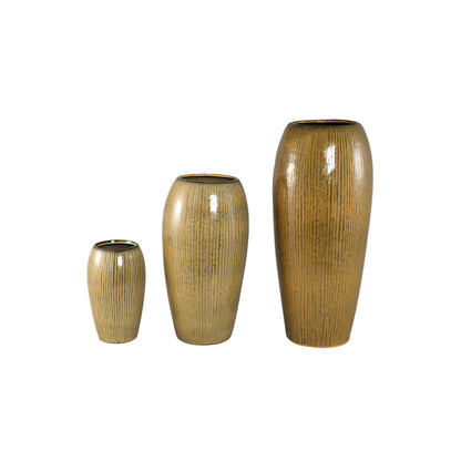Doniczka Tamica Ciemnobrązowa Doniczka Ceramiczna Large PTMD