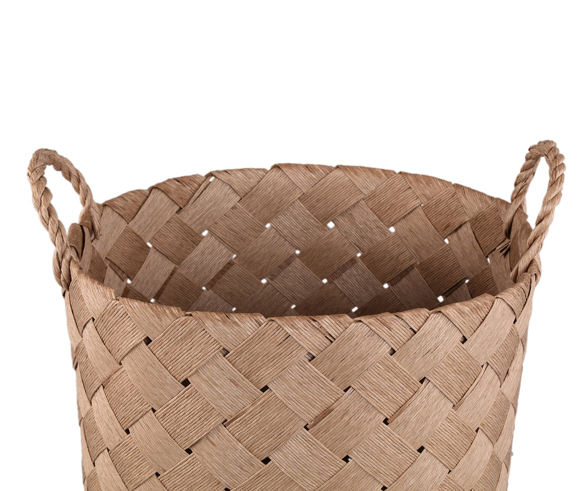 Uchwyt do naturalnego okrągłego kosza z plecionego papieru Clarke SV3 PTMD