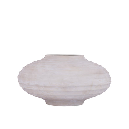 Garnek Kody Beige Stone Wash odlewany z aluminium, żebrowany, L PTMD