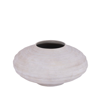 Garnek Kody Beige Stone Wash odlewany z aluminium, żebrowany, L PTMD