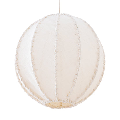 Lampa wisząca Myka Kremowa Juta Kulista Duża PTMD