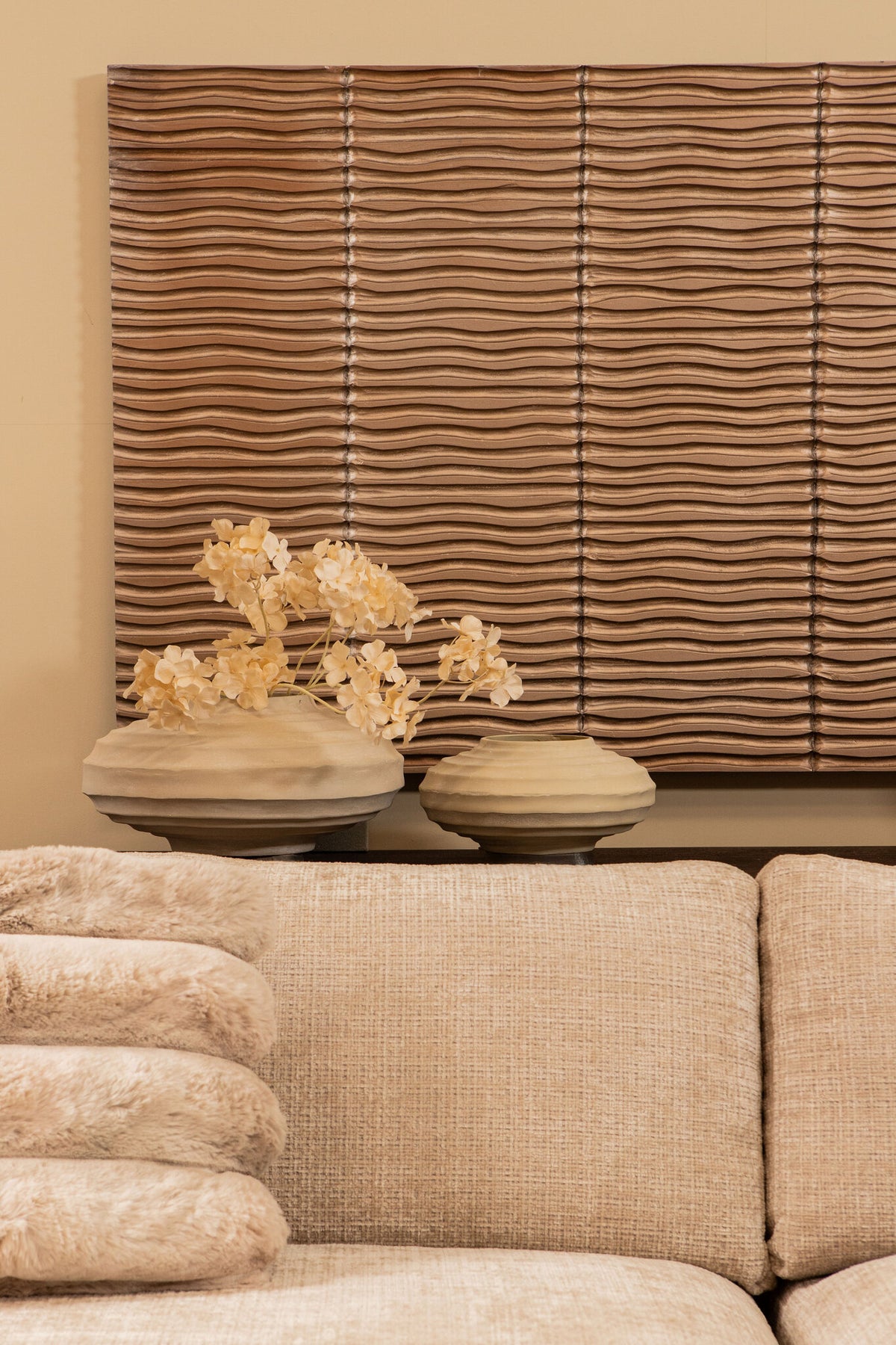 Kody Beżowy Stone Wash odlewany aluminiowy żebrowany garnek S PTMD