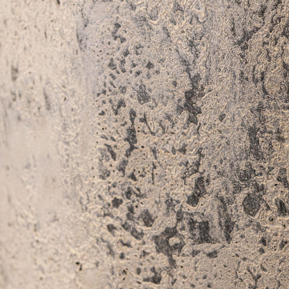 Wysoki duży doniczka Gisel Crème Cement Fiber PTMD