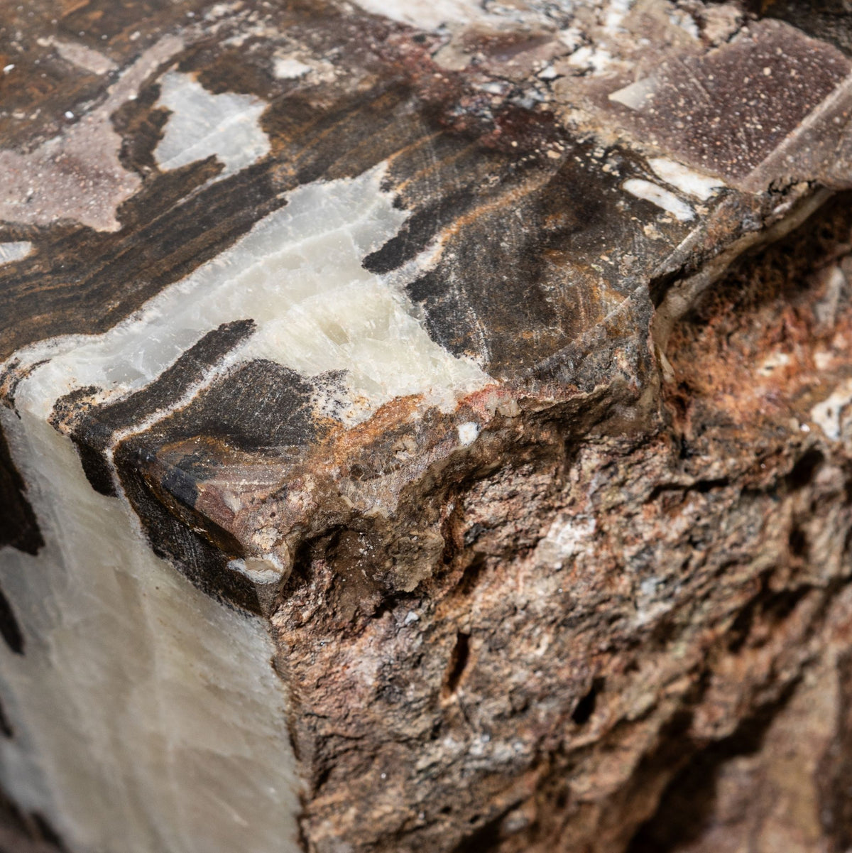 Stolik kawowy Keydan Natural Onyx Lapis z surową krawędzią PTMD