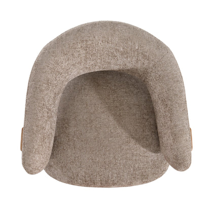 Fotel Mire Taupe Legacy 3 Mink, drewno kauczukowe, PTMD