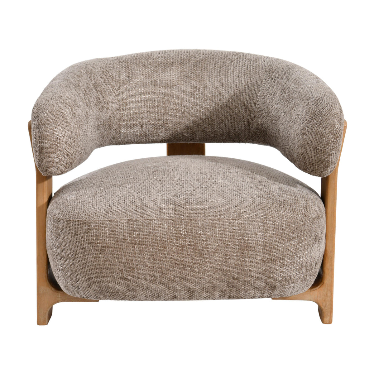 Fotel Mire Taupe Legacy 3 Mink, drewno kauczukowe, PTMD