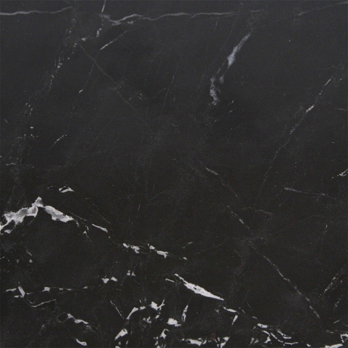 Stolik pomocniczy Lampung Czarny Marmur Ø40x50 cm Surowce