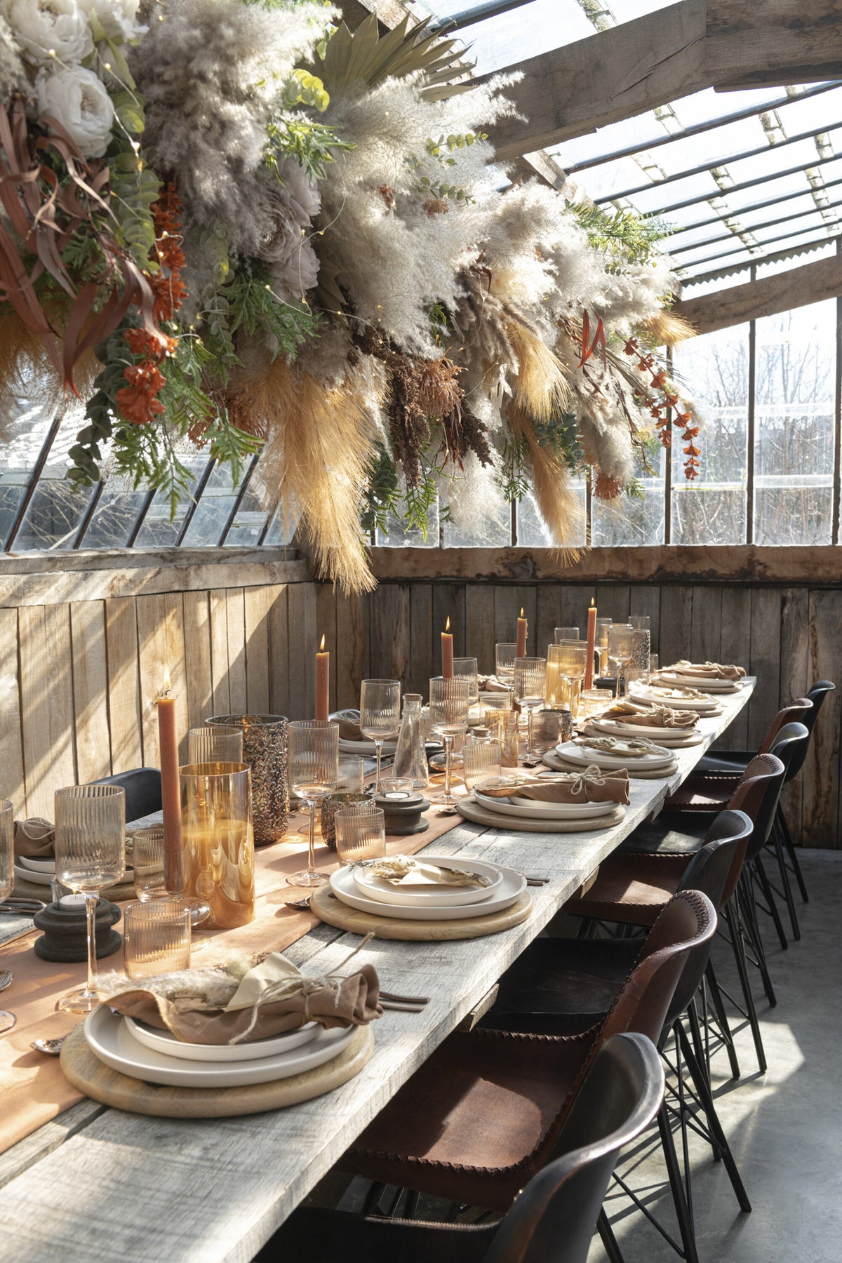 Lampa LED Szklane migotanie Złota Średnia