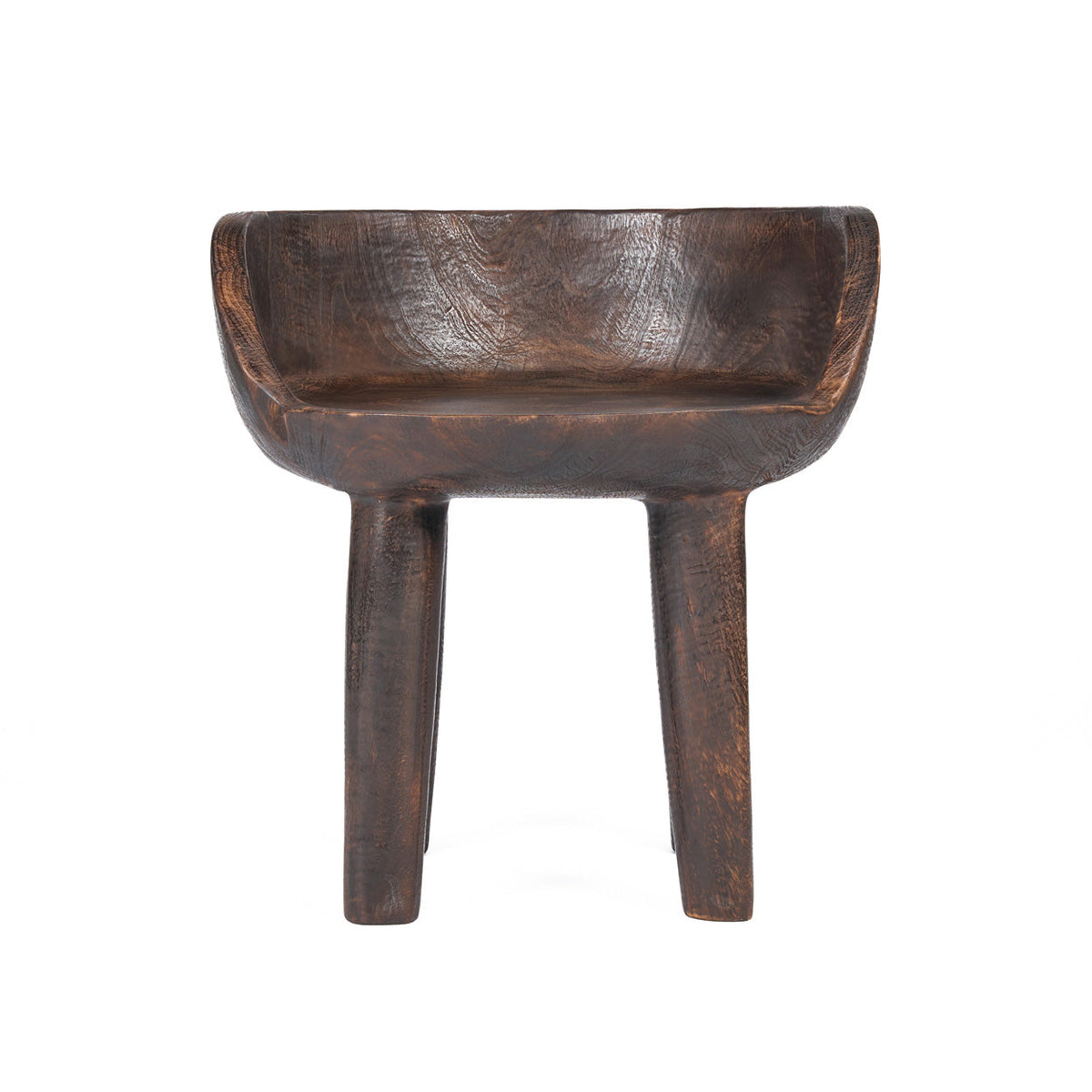 Niski fotel Sit Happens - Ciemny Orzech Bazar Bizar