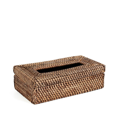Pudełko na chusteczki Rattan Classic – brąz naturalny Bazar Bizar