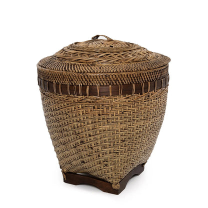 Brązowy kosz do przechowywania Colonial Storage, średni, Bazar Bizar