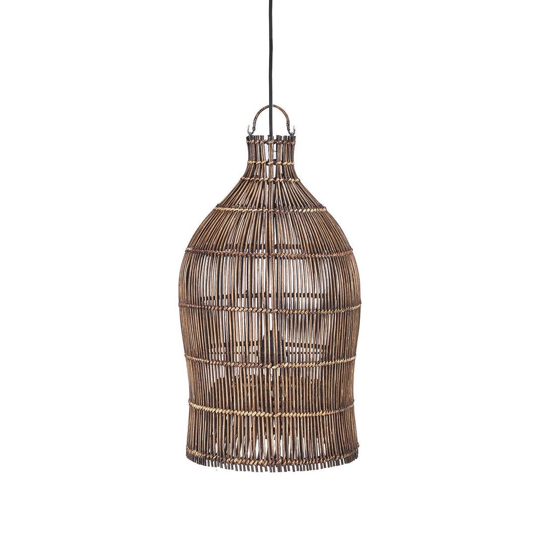 Lampa wisząca Woven Bell Ciemny Orzech S Bazar Bizar