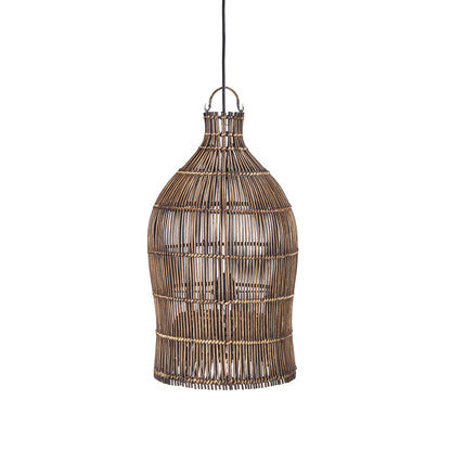 Lampa wisząca Woven Bell Ciemny Orzech S Bazar Bizar