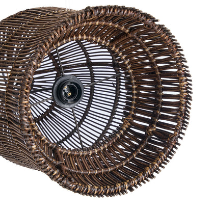 Lampa wisząca Woven Bell Ciemny Orzech S Bazar Bizar