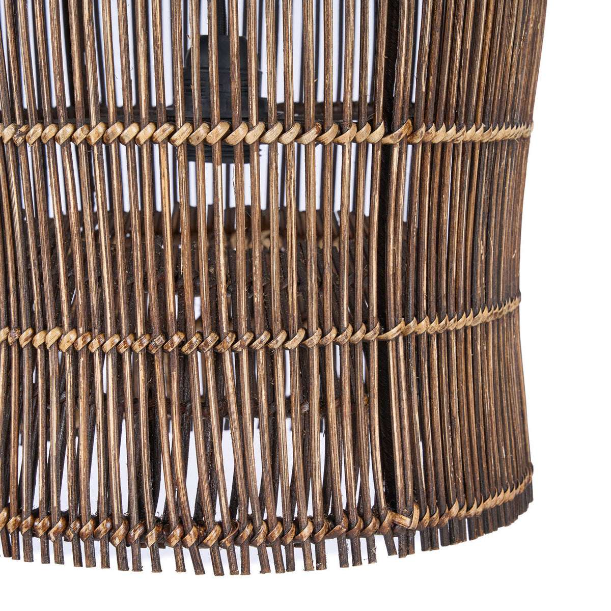 Lampa wisząca Woven Bell Ciemny Orzech S Bazar Bizar