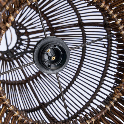 Lampa wisząca Woven Bell Ciemny Orzech S Bazar Bizar