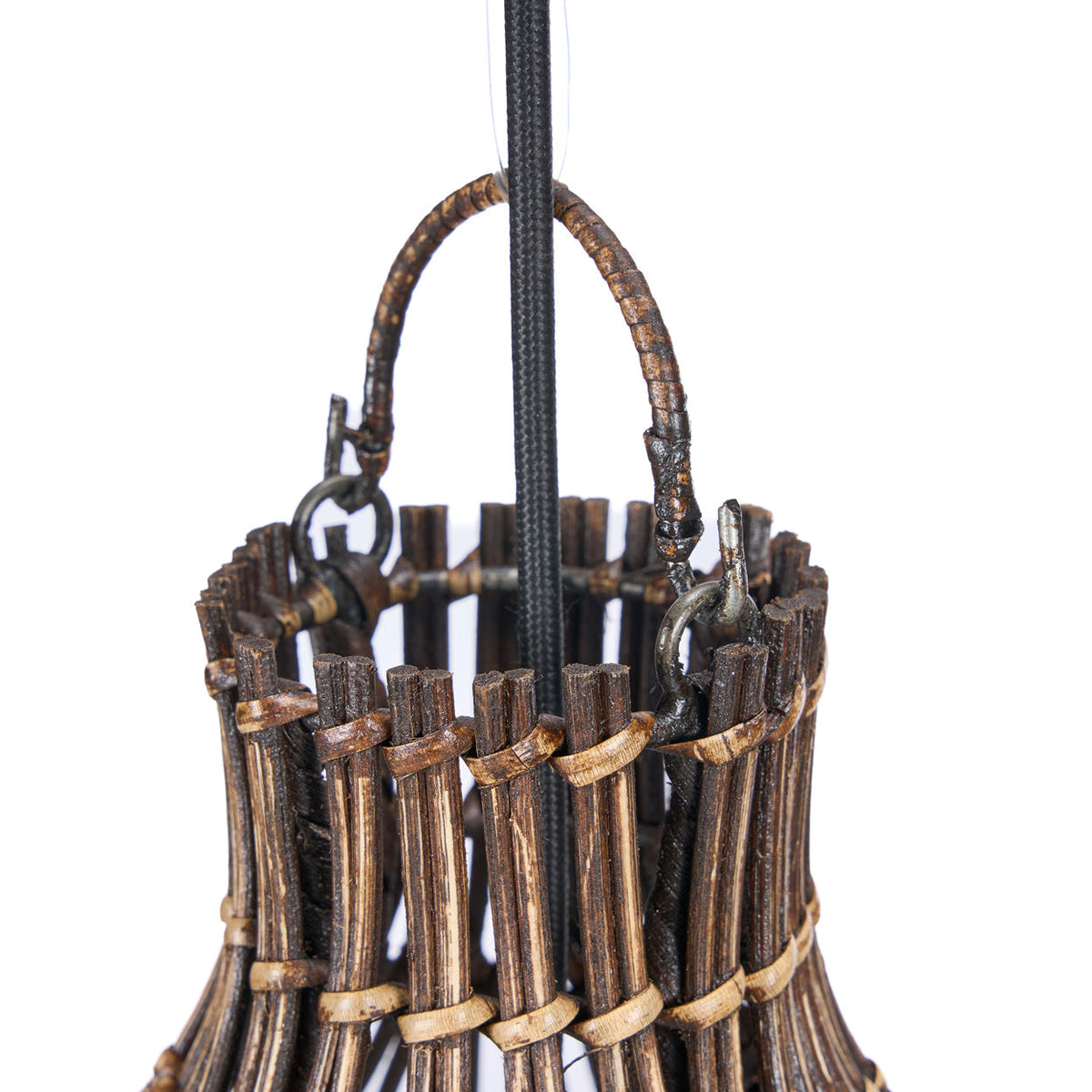 Lampa wisząca Woven Bell Ciemny Orzech S Bazar Bizar