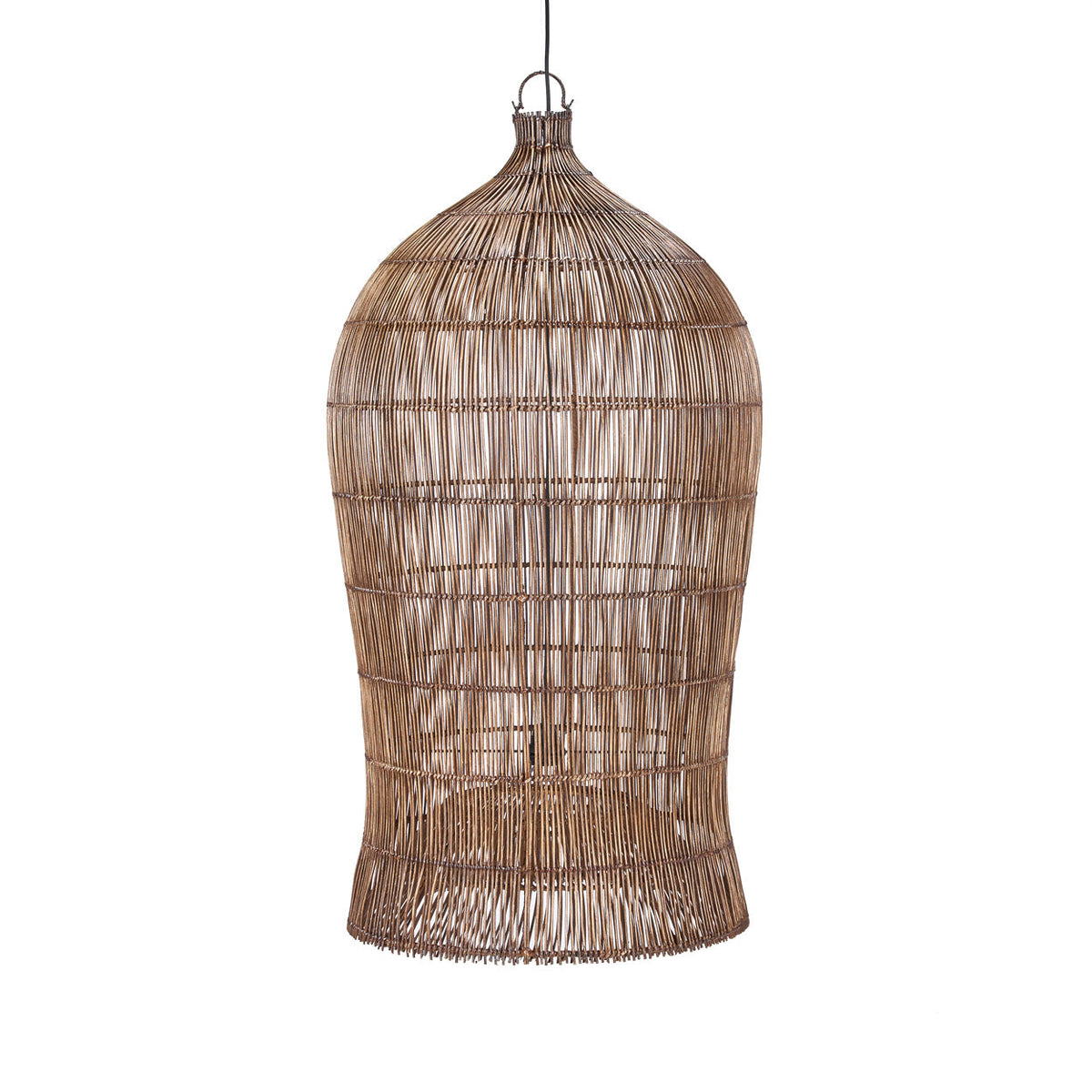 Lampa wisząca Woven Bell Ciemny Orzech XL Bazar Bizar