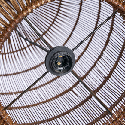 Lampa wisząca Woven Bell Ciemny Orzech XL Bazar Bizar