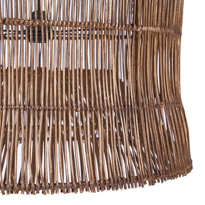 Lampa wisząca Woven Bell Ciemny Orzech XL Bazar Bizar