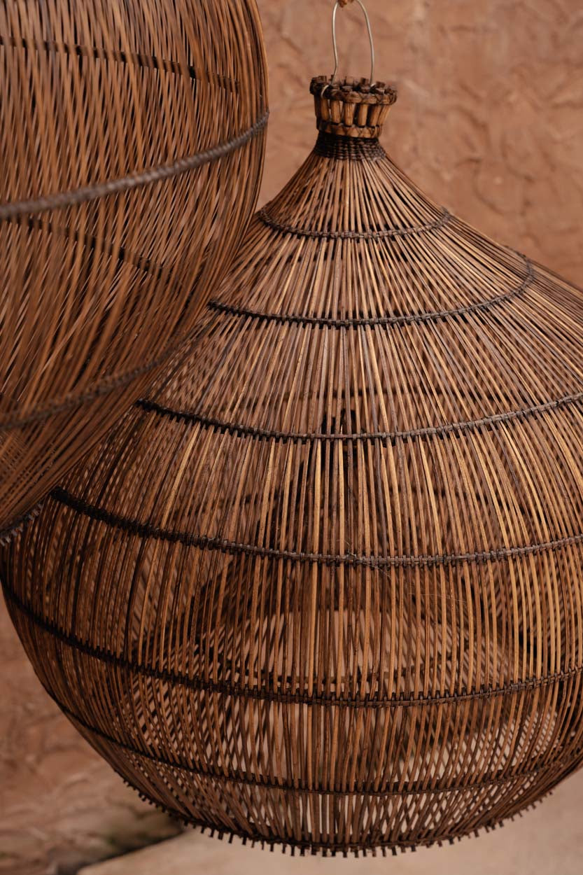 Lampa wisząca Desert Gourd Ciemny Orzech Średni Bazar Bizar