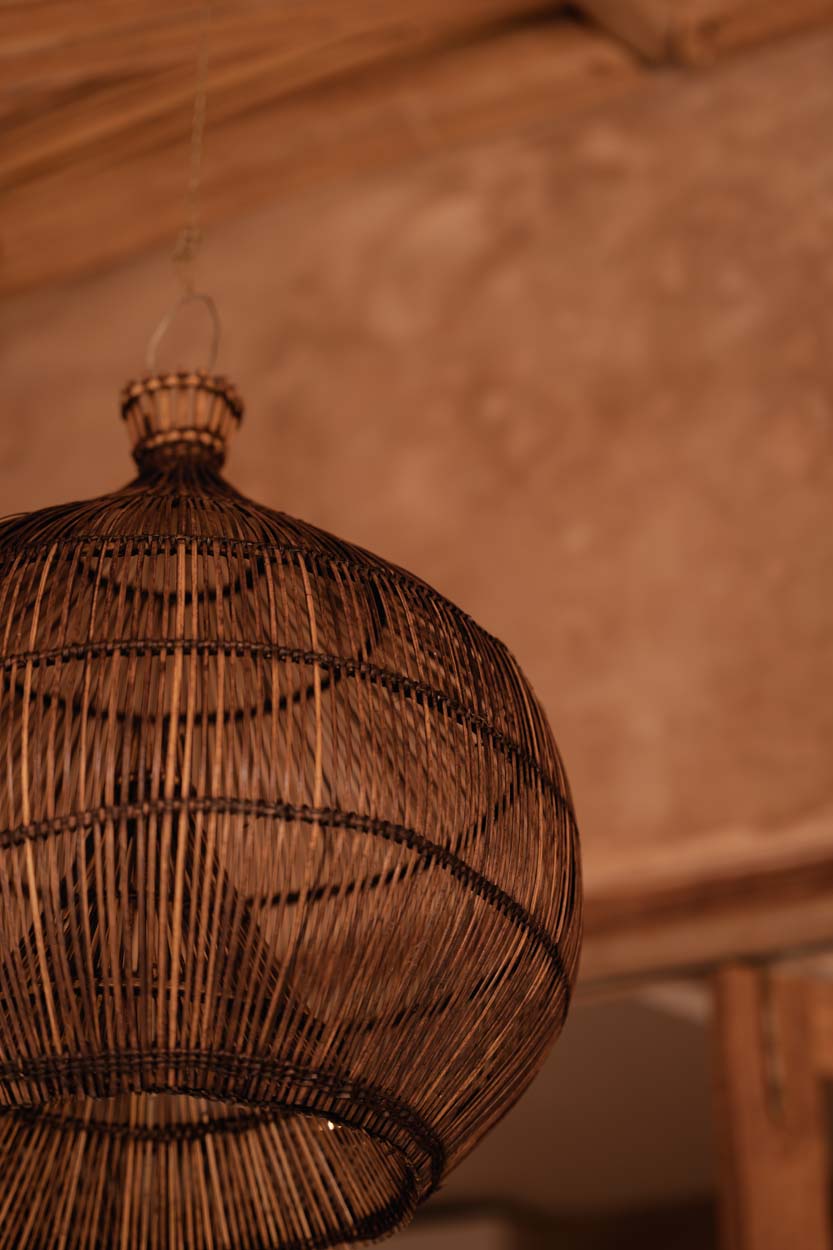 Lampa wisząca Desert Gourd Ciemny Orzech Średni Bazar Bizar