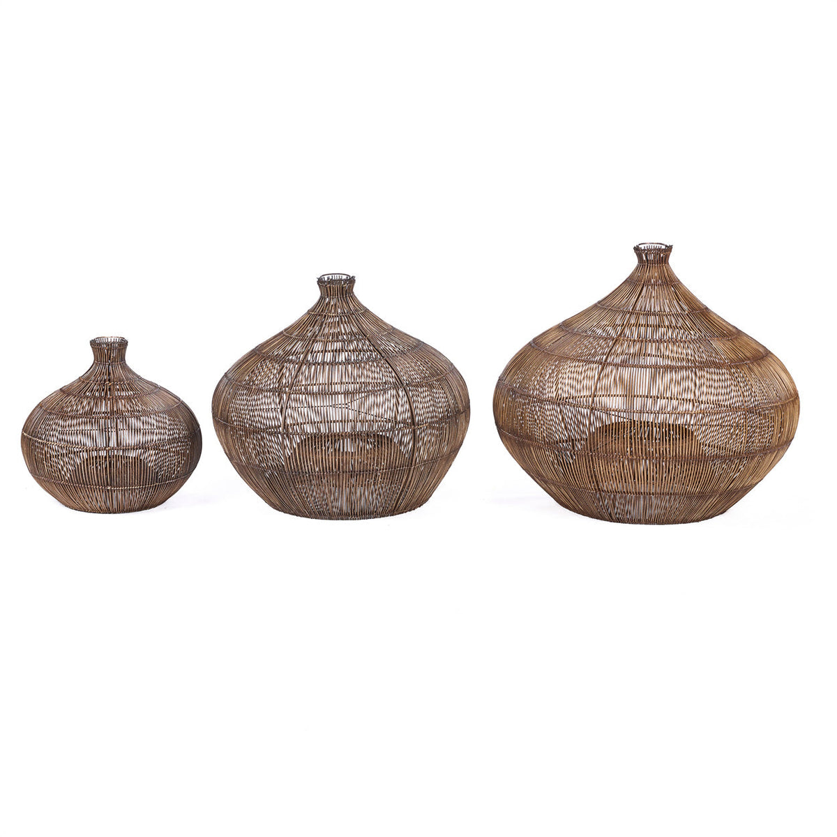 Lampa wisząca Desert Gourd Ciemny Orzech Mały Bazar Bizarre
